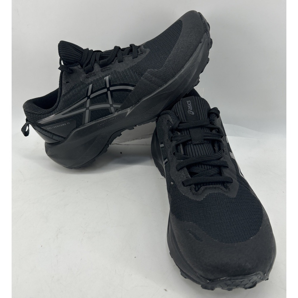ASICS Gel Venture 11 Trail Running Sneakers Ortholite Black Women's Size 7.5